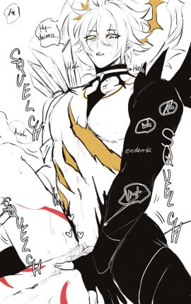 2boys cuntboy gay honkai:_star_rail human humanoid intersex male male_only muscular muscular_cuntboy mydei_(honkai:_star_rail) phainon_(honkai:_star_rail) scissoring trans_man transmasc yaoi