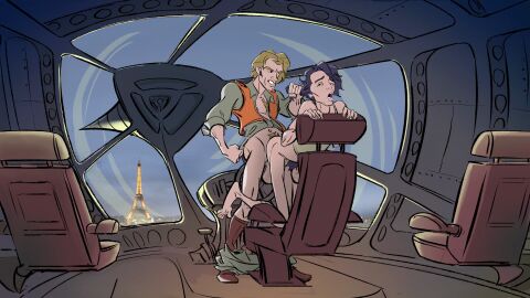 2d 2d_animation abs anal anal_sex animated ass balls bara biceps big_balls big_penis clothing dominant dominant_male domination dr._steamspunk erection gay gay_anal gay_domination gay_sex male male/male male_nipples male_only male_penetrated male_penetrating_male muscular muscular_male nipples nude pecs penetration penis sex yaoi