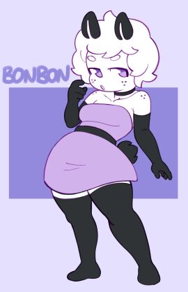 angstrom big_thighs breasts clothed dress female freckles highres long_gloves moth_antennae neck_ribbon original_character pose purple_dress purple_eyes safe safe_for_work sea_bunny sea_slug short_dress short_hair short_tail simple_background small_breasts solo solo_female solo_focus thighhighs white_body white_hair