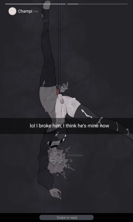 1boy after_anal after_orgasm after_rape after_sex anal_rape balls bite_mark bite_marks bondage broken_rape_victim champaanimation champi_(oc) clouds comic comic_page comic_panel cum cum_on_body cute_male degradation empty_eyes femboy femboy_raped half_naked heart-shaped_pupils humiliation instagram male male_only malesub mind_break mushroom mushroom_humanoid no_background original penis ragdoll_(disambiguation) raped_femboy rolling_eyes scratches sex_toy simple_shading small_penis social_media solo stirrup_legwear stirrup_socks suspension testicles thighhighs tongue tongue_out unconscious upside-down vibrator