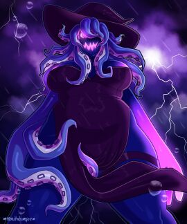 1girls alternate_version_at_source alternate_version_available bbw big_breasts big_thighs breasts chubby female large_breasts male monathetrampire monster_girl monster_girl_(genre) monsterfucker nightmare_waifu octopus octopus_girl old_male original original_character original_characters pinup squid_girl thick_thighs