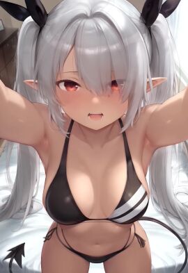 1boy 1girls 2d 2d_animation 30fps alternate_costume animated armpit_grab armpits aroused bed bedroom belly belly_button bikini bikini_bottom bikini_bottom_aside bikini_top bikini_top_lift black_bikini blue_archive climax cum cum_in_pussy cum_inside dark-skinned_female dark_skin demon_girl demon_tail ejaculation erect_penis erection fanbox_reward female female/male female_focus gehenna_academy_student grey_hair hair_intakes hair_over_one_eye halo hands_on_waist heavy_breathing indoors iori_(blue_archive) iori_(swimsuit)_(blue_archive) kimoshi live2d looking_at_viewer male male/female male_pov medium_breasts moan moaning moaning_in_pleasure mp4 navel nipples nose_blush official_alternate_costume one_eye_closed open_mouth orgasm outstretched_arms paid_reward pointy_ears pov prefect_team_(blue_archive) purple_halo red_eyes sex side-tie_bikini slender_body slender_waist slim_waist sound sound_effects steamy_breath stomach straight sweat sweatdrop swimsuit tagme teenage_girl teenager thighs thrusting thrusting_into_pussy tongue tongue_out twintails twitching_penis uncensored vagina vaginal_penetration vaginal_sex vertical_video very_long_hair video