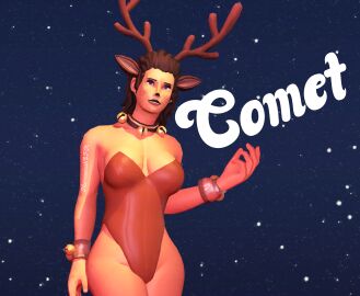 cristygallagher deer_girl femscout femscout_(alt_design) reindeer team_fortress_2 tf2