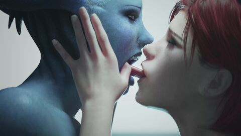 2girls 3d alien alien/human alien_girl alternate_version_available animated aquarium areolae asari bare_arms bare_breasts bare_legs bare_shoulders bare_thighs bioware blender blue_body blue_skin casual cinderdryadva commander_shepard completely_nude completely_nude_female dark_nipples duo duo_female duo_focus electronic_arts female female/female female_focus female_only femshep finger_in_mouth hands_on_face holding_mouth_open human humanoid indoors inside interspecies jane_shepard leg_up lesbian_domination lesbian_focus lesbian_kiss liara_t'soni light-skinned_female light_skin making_out mass_effect medium_breasts naked nipples nude nude_female open_mouth pixiewillow plant red_hair redhead_female romantic short_hair side_view sound standing sucking_tongue tagme talking_to_partner tongue tongue_in_mouth tongue_out tongue_sucking tonguejob video voice_acted xenophilia yuri zmsfm