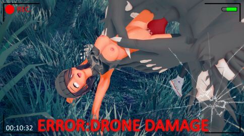 1girls 1monster 3d arrancon beowolf_(rwby) breasts brown_hair brown_hair_female female gray_eyes grimm_(rwby) half-dressed half_naked half_naked_female may_zedong monster monster_cock monster_on_female penetration recording rwby sex tan_body tan_skin