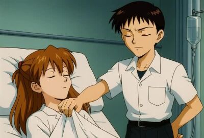 ai_generated animated asuka_langley_sohryu panties shinji_ikari tagme the_end_of_evangelion video