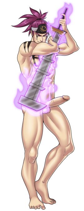 1boy gay gay_harem_(game) light-skinned_male light_skin male male_only penis solo solo_focus yaoi