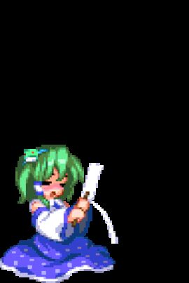 accurate_art_style ahe_gao animated aroused aroused_face closed_eyes dress futa_only futanari green_hair hairband holding_object hyper hyper_penis intersex kuromaru_(mugen) long_dress m.u.g.e.n open_mouth penis pixel_animation pixel_art possessed possession sanae_kochiya solo touhou transparent_background veiny_penis