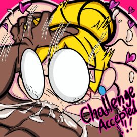 1boy 1girls anal anal_sex ass balls barefoot big_ass big_breasts blonde_hair breasts chubby cum cum_in_ass cum_inside dark-skinned_male dark_skin duo english_text erection female glasses huge_ass huge_breasts huge_cock human interracial legs_up male naked_footwear naked_shoes nude original_character partial_male penis pussy roxy_maxwell_(spin_doctor) sex shoes socks source_request spindoctorng spread_legs straight testicles text thick_thighs veins veiny_penis wappah wide_hips