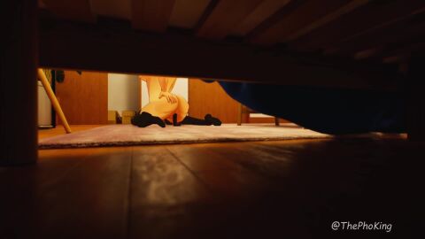 3d animated ass commentary dildo dildo_riding english_commentary female highres indoors masturbation non-web_source nude original ponytail self-upload sex_toy sitting sound tagme thephoking thighhighs under_bed video yuki_pk