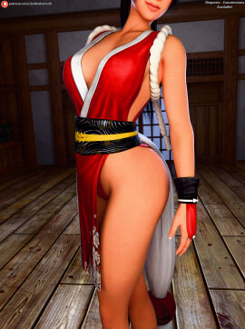3d ass darkbahamuth dead_or_alive fatal_fury female king_of_fighters mai_shiranui pinup street_fighter street_fighter_6 thick thick_ass thick_thighs