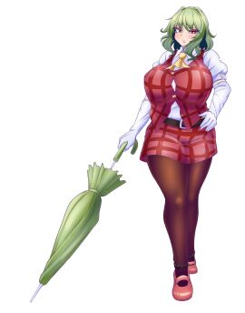 amber_eyes armwear ass barely_contained barely_contained_breasts belt big_ass big_bottom_lip big_bottom_lips big_breasts big_butt big_hipped big_hips big_legs big_thighs black_clothes black_clothing black_stockings blouse blush blushing blushing_female blushing_lines boots bottom_lip breasts breasts_bigger_than_head butt child_bearing_hips dark_clothing dark_stockings digital_drawing_(artwork) digital_media_(artwork) female female_focus gloves green_hair hair hips huge_ass huge_breasts huge_butt huge_hips huge_legs huge_thighs kazami_yuuka kukuru_(artist) large_breasts legs light light-skinned_female light_body light_skin lip lips long_glove long_gloves looking_away pantyhose parasol plaid plaid_clothes plaid_clothing plaid_skirt plaid_topwear png png_file red_boots red_eyes short_hair thick thick_ass thick_booty thick_butt thick_hips thick_legs thick_lips thick_thighs thighs touhou transparent transparent_background voluptuous voluptuous_female white_armwear white_blouse white_clothes white_clothing white_glove white_gloves wide_ass wide_hipped_female wide_hips wide_thighs yellow_accessory yuka_kazami yuuka_kazami