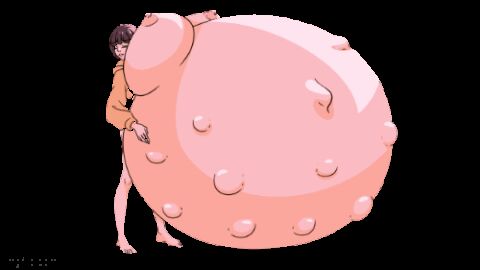 abdomen_expansion animated belly_expansion breast_expansion hyper_belly hyper_breasts hyper_pregnancy
