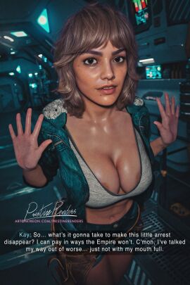 1girls 3d ass big_ass big_breasts big_thighs breasts bust busty curvaceous curvy curvy_figure female female_only hips huge_ass huge_breasts humberly_gonzalez kay_vess large_ass large_breasts lucasfilm mature mature_female pristinerenders slim_waist solo solo_female star_wars star_wars_outlaws thick thick_hips thick_legs thick_thighs thighs ubisoft video_game_character video_games voluptuous waist wide_hips