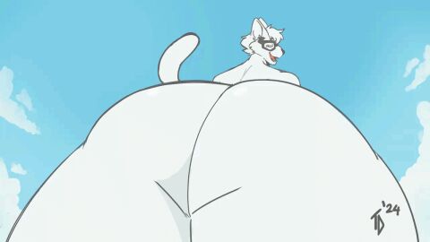 animated anthro ass big_ass bubble_ass bubble_butt furry gay giant huge_ass macro male tagme talidrawing thick_thighs twerk twerking wide_hips