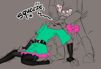 2025 2boys 2d 5_fingers anthro anthro_male arm_support asphyxiation black_choker black_clothing black_gloves black_handwear black_jewelry black_legwear black_necklace black_stockings black_text bodily_fluids bondage boots bovid bow_ribbon breath_play caprine choker clothed clothed_anthro clothed_male clothed_sex clothing cross-popping_vein crossdressing deltarune dominant dress duo english_text erection erection_under_clothing face_fucking faceless_character faceless_male femboy fingerless_gloves fingers floppy_ears footwear fur furry furry_male genital_fluids genitals gloves goat green_clothing green_dress green_legwear green_stockings grey_background handwear heart_choker heart_symbol hooves humanoid_genitalia humanoid_hands humanoid_penis irrumatio jewelry leaning leaning_backward legwear lipstick lipstick_on_penis makeup male male/male male_anthro male_only male_penetrated male_penetrating male_penetrating_male mammal masochism motion_lines multicolored_clothing multicolored_dress multicolored_legwear multicolored_stockings multiple_boys multiple_males necklace oral oral_penetration penetration penile penile_penetration penis penis_in_mouth pink_bow pink_clothing pink_dress pink_lipstick precum precum_through_clothing ralsei restricted_palette saliva sex shaking shoes short_sleeves short_tail side_view simple_background sitting solo_focus soulcentinel sound_effects standing stirrup_legwear stirrup_stockings stockings submissive tail text throat_grab thrusting tongue tongue_out trembling two-tone_clothing two-tone_dress two-tone_legwear two-tone_stockings undertale_(series) wet wet_clothing