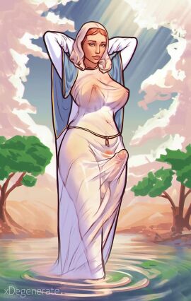 60fps ai_generated animated arms_behind_head big_breasts covered_nipples edit edited erection futanari ginger johndoe1970 orange_hair plump seductive see-through tagme video virgin xdegenerate