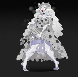 1futa balls big_balls big_cock big_penis big_testicles breasts clown clown_girl clown_makeup clown_nose cock dickgirl female futa_only futanari intersex penis polka_dot polka_dot_dress princess_(slay_the_princess) slay_the_princess solo solo_focus tagme tayuri testicles the_clown_(slay_the_princess)