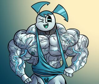 aaat-da colored huge_muscles jenny_wakeman muscles muscular_female muscular_robot my_life_as_a_teenage_robot nickelodeon panties pecs pectorals robot_girl robot_humanoid veiny_muscles