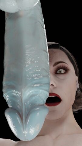 2futas 3d alcina_dimitrescu big_breasts big_penis black_background breasts crossover eastern_and_western_character focus_on_penis futanari intersex league_of_legends penis resident_evil resident_evil_8:_village trijolo3d vex_(league_of_legends) weird_crossover