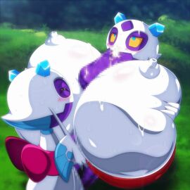 1boy animated big_breasts big_penis blush breasts censored_penis eyes_rolling_back fellatio female froslass gigantic_breasts gigantic_penis heldron_(artist) huge_breasts huge_cock hyper_breasts hyper_penis live2d male nintendo paizuri penis pokemon pokemon_(species) pokemon_dppt precum sweat tagme titjob topless