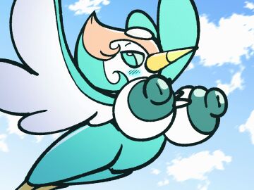 animated ass avian beak big_ass big_nipples bird bird_girl breasts crossover female female_only furry gem_(species) hanging_breasts huge_ass huge_breasts huge_nipples nude pearl_(steven_universe) pikipek pokemon pokemon_(species) sachasketchy shortstack steven_universe teasing wings