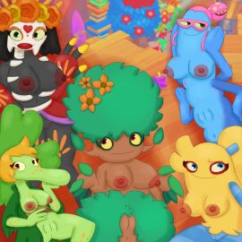 2_mouths 3_fingers 4_arms 5girls 5monsters anthro anthro_only anus big_blue_bubble big_breasts black_body black_veil blonde_hair blue_eyes blue_ribbon bone boo'qwurm breasts brown_body bush clavavera clover colored_eyelashes colorful_background detailed_background earrings erect_nipples eyelashes female ffidyll flower flower_crown flower_hair_ornament flower_on_head flowers_in_hair freckles freckles_on_breasts freckles_on_face glasses gradient_arms gradient_body green_body green_eyes green_hair green_leaves green_sclera green_spots green_topwear hair_bun hair_flower hair_mouth hair_tuft hand_on_hip hand_up head_ornament head_rest heart heart_marking hoola hoopomlasooz humanoid leaf_hair lipstick looking_at_viewer looking_away monster monster_girl msm multi_arm multi_limb multi_mouth multicolored_body my_singing_monsters nipples no_humans non-human non-human_only nude open_mouth orange_eyeshadow orange_flower orange_markings pink_earrings pink_glasses pink_hair plant_girl plant_humanoid pomily ponytail presenting purple_markings purple_spots pussy reclining red_eyelids red_eyes red_heart red_lips red_nipples ribbon scalie scalie_female scalie_humanoid seasonal_monster segmented_body self_upload short_hair shrug skeleton skeleton_girl smile smiling smiling_at_viewer spots spotted_body spotted_breasts spotted_face spotted_hair spotted_markings standing striped striped_arms striped_body striped_legs striped_markings stripes sugar_skull teacher thick_thighs thighs tree tree_girl tree_humanoid tuft unbuttoned unbuttoned_shirt veil viveine worm worm_girl worm_humanoid wreath yellow_body yellow_feathers yellow_flower yellow_fur yellow_hair yellow_markings yellow_sclera yellow_spots