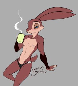 anthro athletic athletic_anthro athletic_cuntboy athletic_intersex blue_eyes blush brown_body brown_fur camel_toe cameltoe clothed clothing container cuntboy cup fur hare hi_res intersex lagomorph leaning leporid mammal mug multicolored_body multicolored_fur muzakir_(wayesh) navel nipples original original_character panties panties_only pussy signature solo steam tail tan_body tan_fur topless topless_cuntboy topless_intersex two-tone_body two-tone_fur underwear underwear_only wayesh