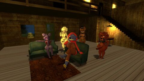 3d anthro bonfie bonnie_(cally3d) bonnie_(fnaf) breasts busty crossover fexa five_nights_at_freddy's foxy_(cally3d) foxy_(fnaf) freddy_(fnaf) fredina's_nightclub fredina_(cally3d) frenni_fazclaire futanari horsecock intersex marie_(cally3d) mario_(series) marionette_(fnaf) penis puppet_(fnaf) robot shy_gal spenic tagme
