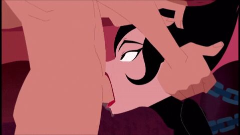 2025 2d 2d_animation animated ashi_(samurai_jack) blowjob coughing_cum cum cum_in_mouth excessive_cum facefuck female femsub male maledom partial_male samurai_jack samurai_jack_(character) tagme throat_bulge throat_fuck throat_swabbing throatpie zone