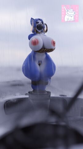 2022 3d 9:16 absurd_res accessory anthro areola ball_gag bangle big_breasts blue_body blue_hair bondage bound breasts canid canine captured cement_shoes digital_media_(artwork) ear_piercing ear_ring eyewear female fox fur furgonomics gag gagged genitals ghostoast gold_(metal) hair hands_behind_back hanged helpless hi_res huge_breasts inner_ear_fluff jewelry krystal krystal_(dogzeela) krystal_(star_fox) mammal markings multicolored_body nintendo nipples nude oversized_ball_gag piercing pubes pussy ring_piercing rope solo star_fox tail tail_accessory tail_bangle tail_jewelry tribal tribal_markings tuft two-tone_body what white_body wide_hips