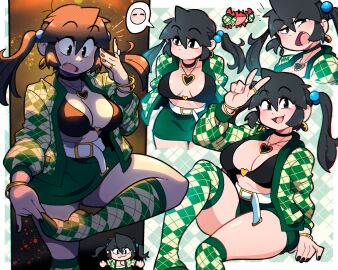 bra breasts female lucia_(scott_malin) original original_character scott_malin tagme tits_out