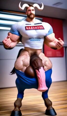 ai_generated beard equine_penis hooves huge_balls huge_cock muscular tagme teacher tight_clothes video