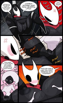 absurd_res ambiguous_gender angry annoyed anthro arachnid areola arthropod arthropod_webbing biped black_body blush bodily_fluids bondage bound breast_grab breasts clothed clothing comic cross-popping_vein dialogue duo english_text erection female female_penetrated flower futa/female futa_penetrating futa_penetrating_female futanari genitals hand_on_breast hi_res hollow_eyes hollow_knight hollow_knight:_silksong hornet_(hollow_knight) hybrid idolomantises intersex intersex/female intersex_penetrating intersex_penetrating_female lace_(hollow_knight) male male/female nipples partially_clothed penetration penile penile_penetration penis plant pussy sex sound_effects speech_bubble spider spider_web stomach_bulge suspension sweat team_cherry text torn_clothing trans_woman transfem vaginal_penetration web_bondage white_body