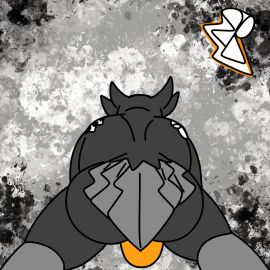 1boy animated anthro ass ass_focus avian bird bulge butt_focus clothing corvid corvus_(genus) frederick_niche male male_only noisebird oscine passerine raven short_playtime solo thong twerking underwear