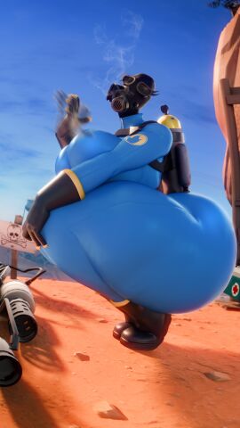 1girls 2020s 2024 3d 5_fingers ass ass_cleavage big_ass big_breasts big_thighs blue_latex bodysuit bottom_heavy breasts cand3d clothing dispenser_(team_fortress_2) eyelashes female female_focus female_only fempyro fully_clothed giant_ass gloves heat hi_res highres huge_ass huge_thighs hyper hyper_ass large_ass large_breasts large_thighs latex latex_gloves latex_suit neon_sign on_toes pyro round_ass rule_63 slim_waist solo solo_female solo_focus squatting steam steaming team_fortress_2 thick_thighs thighs valve weapon wide_hips