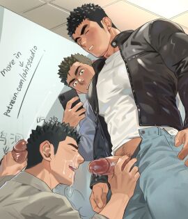 4boys advertisement after_orgasm ahrstudio big_penis black_eyes black_hair blush both_hands_on_cock brown_hair bukkake ceiling ceiling_light cellphone chinese_text closed_eyes cum cum_drip cum_explosion cum_on_chin cum_on_face cum_on_nose cum_on_penis cum_splatter cum_string cum_trail dripping dripping_cum dutch_angle ejaculation erection foreskin foreskin_folds frenulum gay glory_hole grabbing group handjob happy hi_res holding_object holding_penis holding_phone hole_in_wall huge_cock indoors jacket kneeling kneeling_oral_position long_cumshot looking_at_another looking_down looking_pleasured low-angle_view male male/male male_only mature_male open_clothes orgasm original original_character pants_down pecs penis pubic_hair recording red_glans retracted_foreskin semen short_hair smartphone spiky_hair standing sticky_cum text thick_cum thick_eyebrows thick_penis threesome toilet uncensored uncircumcised uncut underwear_down vandalism yaoi youchi123 zheng_yu