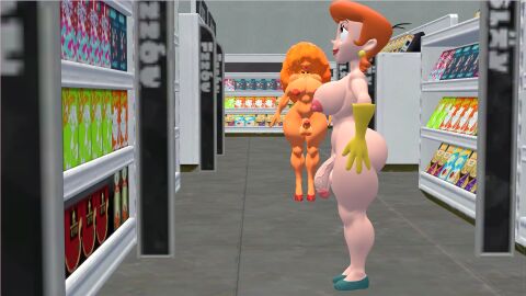 2024 2futas 3d afonsorami balls big_breasts breasts cartoon_network dexter's_laboratory dexter's_mom female futa_on_futa futanari gloves groceries high_heels imminent_sex intersex kabalmystic kabalmystic_(style) light-skinned_futa light_skin milf nude nude_futa nudist penis plump powerpuff_girls red_hair sara_bellum sfm source_filmmaker supermarket testicles