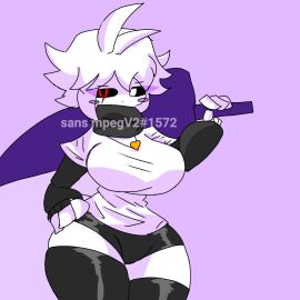 1girls 2d ahoge big_breasts black_sclera breasts chara female female_chara female_only genderswap genderswap_(mtf) human looking_at_viewer rebootedmp3g rule_63 solo thick_thighs thighhighs undertale undertale_(series) undertale_au voluptuous watermark white_skin xchara xtale
