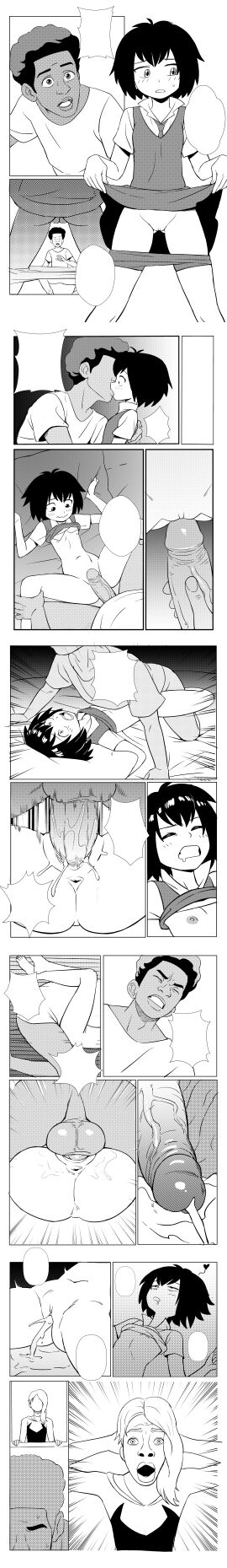 1boy 2girls after_sex after_vaginal anus arms_behind_head asian asian_female ass bike_shorts black_and_white blank_speech_bubble blush bottomless boy_on_top breasts cleft_of_venus clenched_teeth closed_eyes clothes_lift clothes_pull clothing comic cross-section cum cum_in_pussy cum_inside cum_overflow cumdrip dark-skinned_male dark_skin deep_penetration disney dress dress_lift drooling drooling_cum ejaculation embarrassed emphasis_lines erection faceless faceless_male female female_pubic_hair flashing flat_chest greyscale gwen_stacy heart hetero highres hood imminent_penetration imminent_vaginal internal_cumshot interracial just_the_tip kiss kissing leg_lock legs lifted_by_self lifting_own_clothes looking_at_another looking_down lying male mangamaster marvel mask mating_press miles_morales missionary moaning monochrome multiple_girls navel necktie nervous nipples no_eyes no_panties nude on_back on_bed open_mouth orgasm panty_pull passionate pee peni_parker penis pillow pinafore_dress projectile_cum pubic_hair pussy school_uniform sex shirt shirt_lift short_hair short_sleeves shorts shorts_pull shorts_under_skirt siblings silent_comic sisters skirt skirt_lift sleeveless sleeveless_dress small_breasts sony speech_bubble spider-man:_into_the_spider-verse spider-man_(series) spider-verse spoken_heart spread_legs standing straight surprised sweat sweatdrop sweater_vest tank_top teeth testicles thighs underwear vaginal vaginal_penetration veins veiny_penis watching white_background wide-eyed