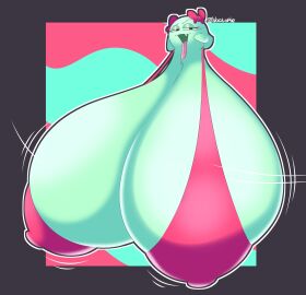 ball_with_boobs ball_with_hyper_features boo_(mario) bra breasts breasts_bigger_than_body breasts_bigger_than_head female ghost ghost_girl hyper hyper_breasts hyper_tits lady_bow mario_(series) massive_breasts nintendo nipples_visible_through_clothing overflow overflowing_breasts paper_mario super_mario_bros. voctopie waddling_head