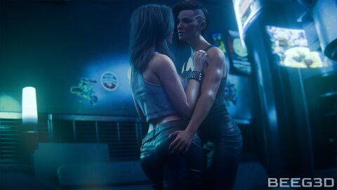 2girls 3d age_difference beeg3d bracelet cd_projekt_red choker clothed cyberpunk_2077 female gilf grey_hair groping groping_ass johnny_silverhand light-skinned_female light_skin mature mature_female milf multiple_females multiple_girls rogue_amendiares v_(cyberpunk_2077) valerie_(cyberpunk_2077) yuri