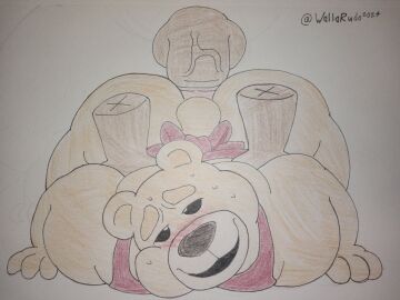 1boy 2024 animate_inanimate anthro ass bear big_ass bluegrass_films drawing_on_paper fuzzy_door_productions gay gay_sex male mammal media_rights_capital non-human non-human_only seth_macfarlane smart_entertainment ted_(film) ted_(franchise) ted_(ted) teddy_bear toony universal_pictures universal_studios wallarudo