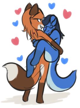 2024 ambiguous_penetration anthro anthro_on_anthro anthro_penetrated anthro_penetrating anthro_penetrating_anthro autumn_(mr._fox) black_eyes black_eyewear black_glasses blue_body blue_hair blue_scales brown_body brown_fur canid canine closed_eyes dipstick_tail duo eyewear female female_penetrated fox fur glasses gloves_(marking) grey_body grey_fur grin hair heart_symbol hug interspecies leg_markings legs_around_partner lizard male male/female male_penetrating male_penetrating_female mammal markings mrdegradation orange_body orange_fur orange_hair penetration reptile romantic romantic_couple scales scalie sex simple_background smile socks_(marking) stand_and_carry_position standing standing_sex tail tail_markings thrusting ulti_(ultilix) white_background