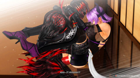 3d ayane_(doa) chobixpho dead_or_alive dead_or_alive_5 female kunoichi ninja ninja_gaiden ryu_hayabusa