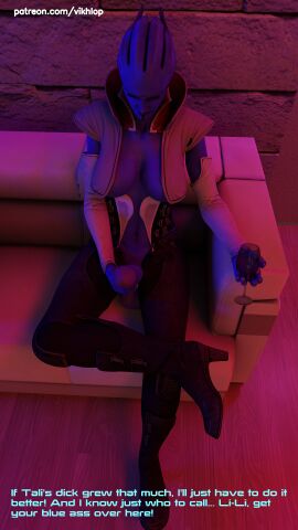 1futa 3d alien alien_humanoid aria_t'loak asari asari_futa balls big_penis blender comic comic_page english english_text futa_only futanari heel_boots huge_balls huge_cock intersex latex_clothing liara_t'soni mass_effect mass_effect_2 no_nut_november penis penis_out solo tease vikhlop wine_glass