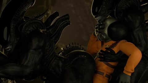 16:9 3d_(artwork) 3d_animation alien alien_(franchise) animated areola ass big_breasts big_butt black_areola black_body black_nipples bouncing_breasts breasts digital_media_(artwork) dodecahedron_(artist) female from_behind_position group hi_res high_framerate hug human interspecies larger_female lethal_company male male/female mammal nipples power_bottom sex short_playtime size_difference smaller_male sound standing standing_doggystyle standing_sex tagme tail thick_thighs trio video widescreen xenomorph