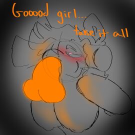 animal_genitalia animal_penis anthro arms_tied balls big_breasts big_penis bound breasts canid canine duo equid equine erection fellatio female forced_oral genitals hands_tied hi_res horse male male_penetrating mammal nipples nude oral oral_penetration penetration penile penis penis_in_mouth sex simple_background text toastlotl tongue unfinished xeeb_(toastlotl) zebra