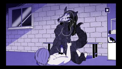 1boy 1girls anomalous_coffee_machine cum female gameplay horu_(anomalous_coffee_machine) penis sound tagme video