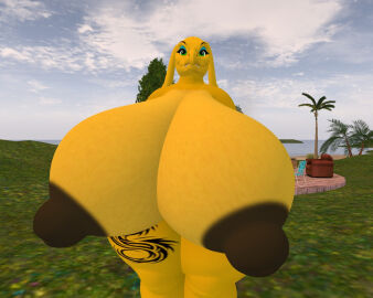 big_breasts breasts cleavage female ferialexonar huge_breasts hyper_breasts nipples tagme thick_thighs wide_hips